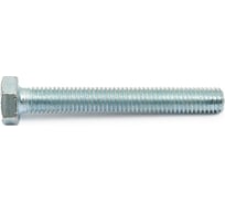 Болт Доброга М8x60 мм, цинк, к.п. 4.8, DIN 933, 5 шт. ТД-00009479