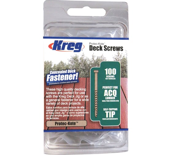 Шурупы Kreg Protec-Kote для Deck Jig 50.8 мм 100 шт. SDK-C2W-100-INT