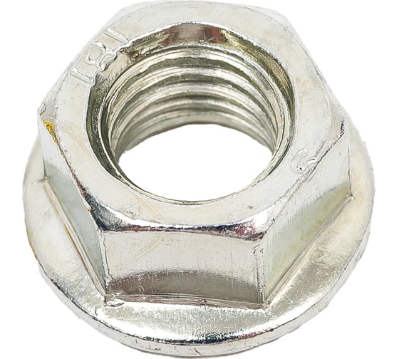 Гайка с фланцем Доброга М10, 2 шт., DIN 6923 ЦБ-00021440