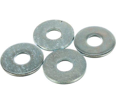 Оцинкованная кузовная шайба Стройбат DIN 9021 10 мм 4 шт. 2733108 016221