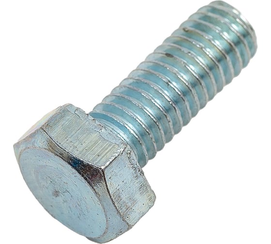 Болт Доброга М6x16 мм, цинк, DIN 933, 10 шт. ЦБ-00020756
