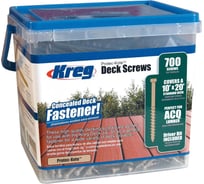 Шурупы Kreg Protec-Kote 2" для Deck Jig с битой 700 шт. SDK-C2W-700