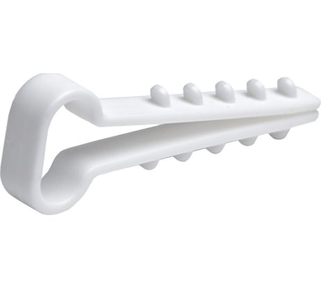 Дюбель-хомут для плоского кабеля Ruself 12-6 мм 100 шт. ДХБ-12-6-ПБ 00-00005897