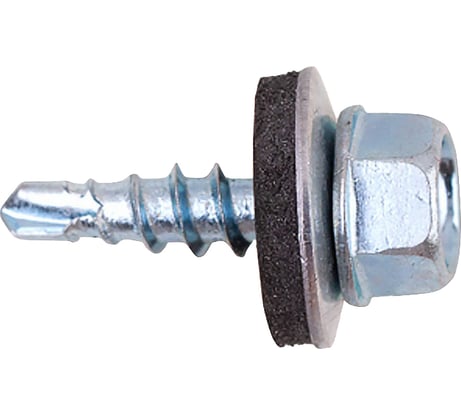 Кровельный саморез Стройбат оцинкованный с буром 5.5x19 мм 300 шт. 012710