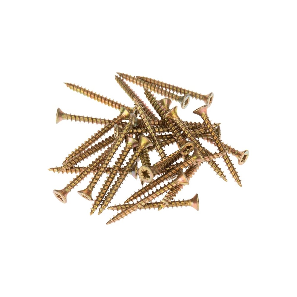 Саморез универсальный по дереву Dr. Bronz 3x35 мм, желтый цинк, Pozi ...