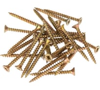 Саморез универсальный по дереву Dr. Bronz 3x45 мм, желтый цинк, Pozi, 1000 шт. 3451000