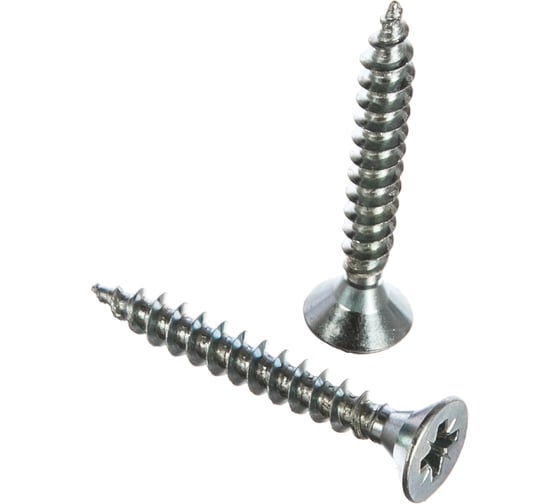 Саморез КРЕП-КОМП белый цинк POZY 6х45 250шт бд645ф 1