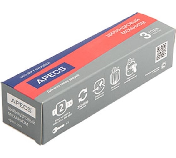 Цилиндровый механизм Apecs SM-105(30S/75)-S/65-NI 30301