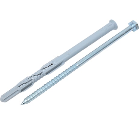 Фасадный дюбель КРЕП-КОМП НЕЙЛОН, шуруп под ключ KENNER Profi 10х160 50шт фдкп10160