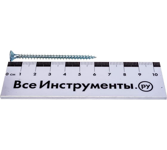 Саморез КРЕП-КОМП белый цинк POZY 4,5х60 300шт бд4560ф