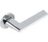 Дверные ручки ADDEN BAU RIVER S-486 CHROME / WHITE Хром 940002023094 1