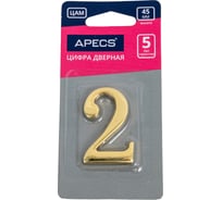 Дверная цифра APECS DN-01-2-Z-G 19000