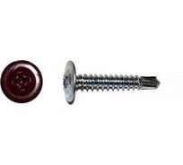 Саморез КРЕП-КОМП ПШC сверло 4,2х32 RAL3005 500шт пшс323005