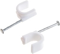 Скоба с гвоздём КРЕП-КОМП круглая 12миллиметр 30шт сг12