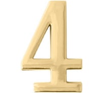 Дверная цифра DN-01-4-Z-G APECS 19002 00019002