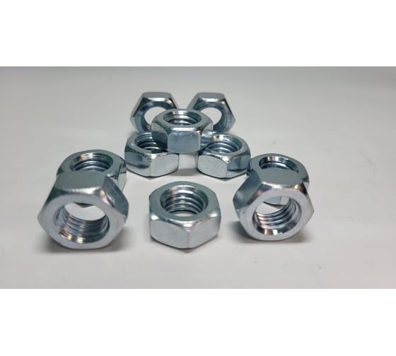 Гайка шестигранная R2R din 934, к.п. 8, цинк, м14, 10 шт. 9700-Gk052140Z