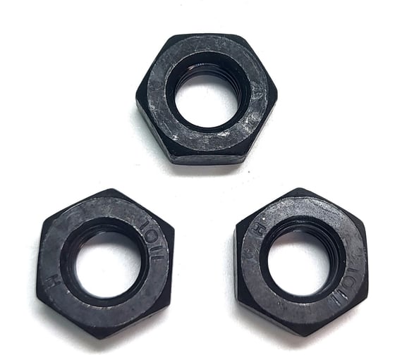 Гайка шестигранная R2R din 934, к.п 10, фосфат, м10, 10 шт. 9700-Gk07010000F