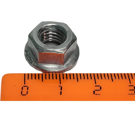 Гайка шестигранная с фланцем R2R самостоп, din 6923, а2, м8, 100 шт. 9700-Gk086080А2 1