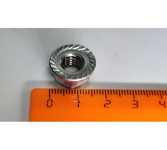 Гайка шестигранная с фланцем R2R самостоп, din 6923, а2, м8, 100 шт. 9700-Gk086080А2
