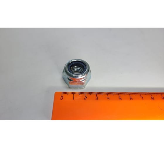Гайка шестигранная самоконтрящаяся R2R нейлон, din 985, цинк, м16 9700-Gk09016Z