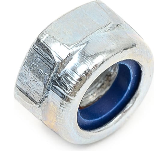 Гайка шестигранная самоконтрящаяся R2R нейлон, din 985, цинк, м6, 10 шт. 9700-Gk09006Z
