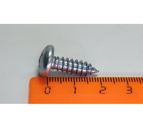 Шуруп с полукгруглой головкой R2R din 7981, 6,3x19 мм, 10 шт. шп6319ф