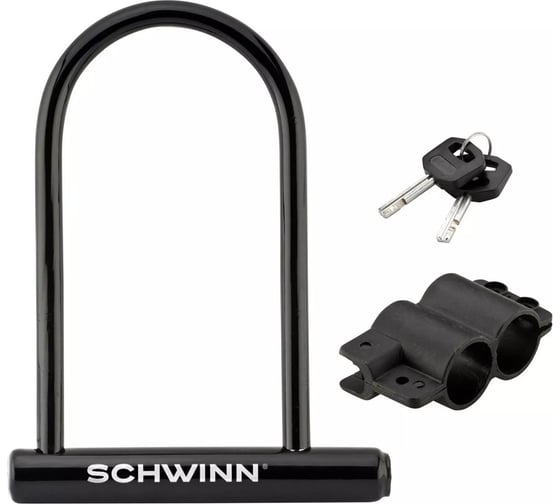 Замок u-образный на ключе Schwinn Basic u-lock SW77693A-3