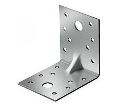 Крепёжный усиленный уголок КРЕП-КОМП KUU-90х90х40х2мм 25шт куу9040ф25