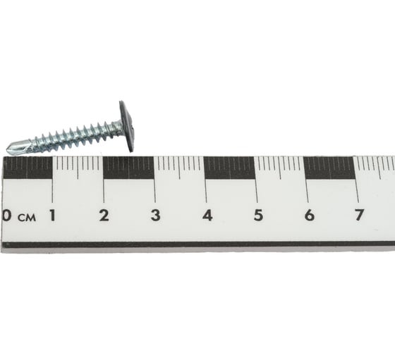 Саморез КРЕП-КОМП ПШC сверло 4,2х25 RAL7024 500шт пшс257024