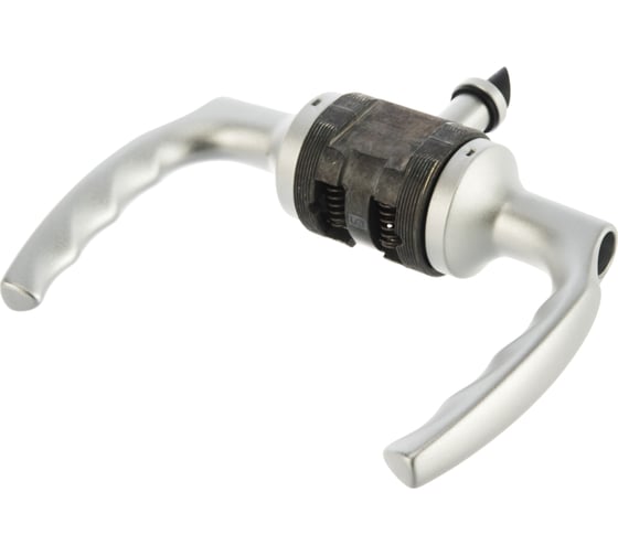 Замок с ручкой HOPPE HCS A1530 Atlanta F1-2 серебристый, без фальца, A=35-45mm, backset 60мм 65430
