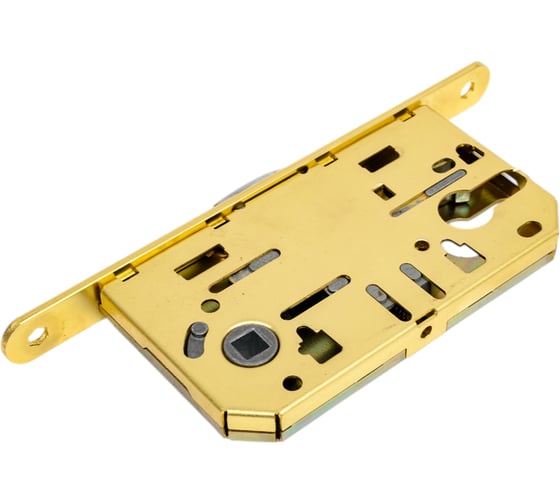 Корпус замка DOORLOCK DL431/50 PZ85 M полированная латунь, реверсивный, пластиковая защелка, II класс 75324