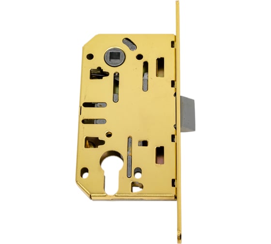 Корпус замка DOORLOCK DL431/50 PZ85 M полированная латунь, реверсивный, пластиковая защелка, II класс 75324