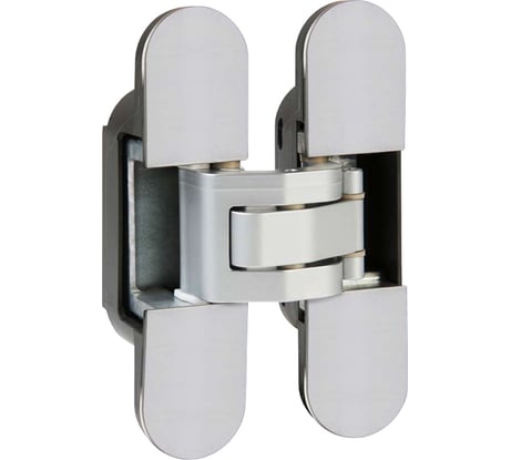 Скрытая петля CEMOM MOATTI ESTETIC 978 3D-ME матовый хром, регулируемая, вес полотна 60кг, 23x95мм 51532