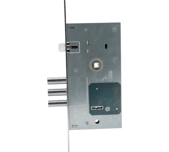 Корпус сувальдного замка DOORLOCK DL9252K/60/85мм, 5 ключей, хромированная фронтальная планка 28х300мм, реверсивный, диаметр ригелей 16мм, OEM 75338