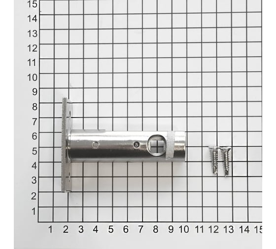 Дверная задвижка DOORLOCK DL160/8/60 SN матовый никель, бэксет 60мм, шпиндель 8x8мм 75332