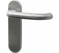 Гарнитур DOORLOCK DL 038KP/F UG U-form Rt нерж. сталь, на короткой накладке без отверстия, шпиндель 9мм 73330