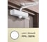 Доводчик DOORLOCK DL77N size 4/5 белый, крепежные размеры 162-168мм х 19мм 75541 5