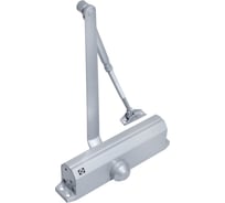 Доводчик DOORLOCK DL180A BC size 1-6/7 серебристый, с регулир. функциями тормоза открывания и усилия закрывания 75538