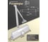 Доводчик DOORLOCK DL180A BC size 1-6/7 серебристый, с регулир. функциями тормоза открывания и усилия закрывания 75538 4