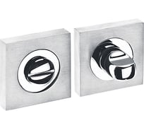 Поворотная кнопка DOORLOCK DL M08/SY SCB/OC матированный/полированный хром, квадратная розетка, A=35-42мм, шток 5/8мм 73587