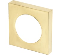 Квадратная накладка DOORLOCK SY пара OLV-15 полированная латунь 73590