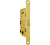 Корпус замка DOORLOCK DL432/50 WC96 M полированная латунь, реверсивный, пластиковая защелка 75325