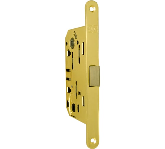 Корпус замка DOORLOCK DL432/50 WC96 M полированная латунь, реверсивный, пластиковая защелка 75325 1