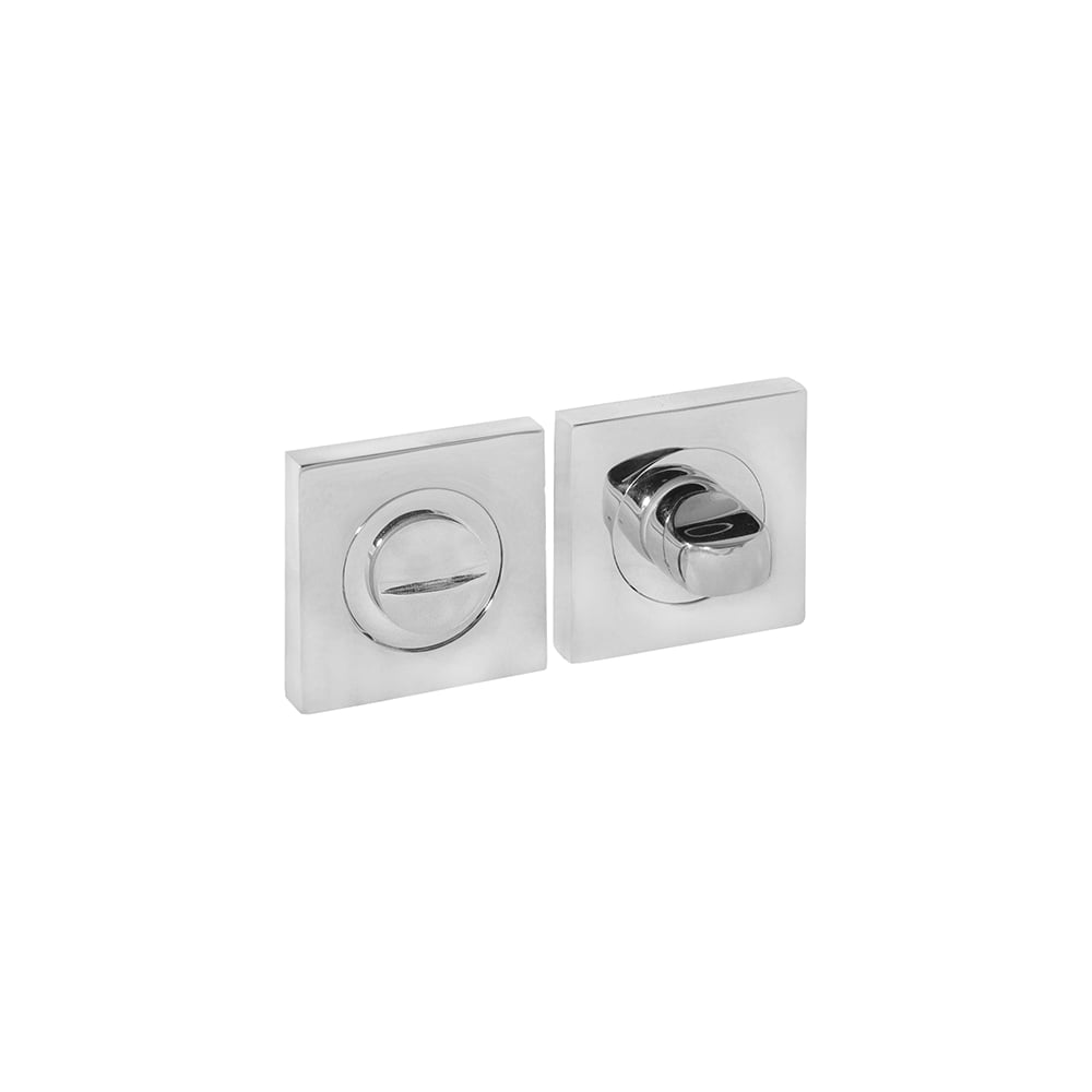 Поворотная кнопка DOORLOCK DL M08/SY OC полированный хром, квадратная ...