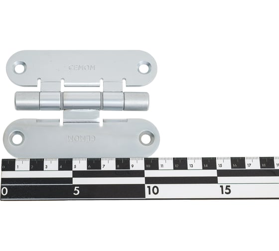 Карточная петля CEMOM MOATTI I1078-00-00/BC 8062 матовый хром, вес полотна 80кг, 29x111,5мм, врезка ESTETIC 80 51540