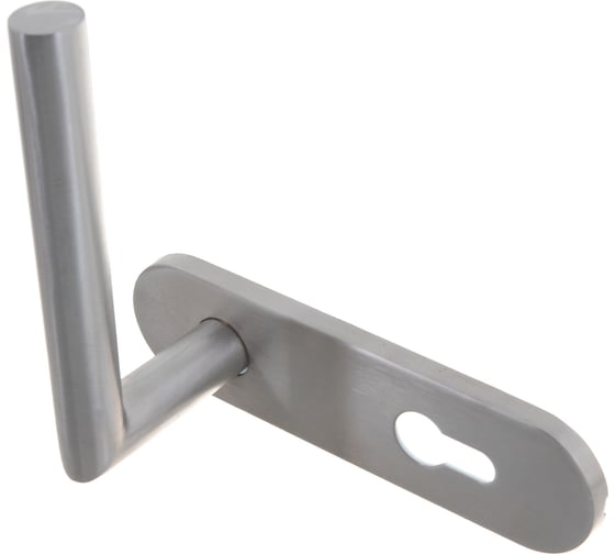Гарнитур DOORLOCK DL 040KP/F PZ72 L-form Rt нерж. сталь, на короткой накладке 73304