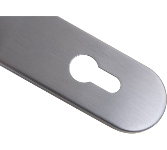 Гарнитур DOORLOCK DL 040KP/F PZ72 L-form Rt нерж. сталь, на короткой накладке 73304