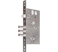 Корпус цилиндрового замка DOORLOCK DL9252С/60/85мм, хромиров. фронт. планка 28х300мм, реверсивный, диам. ригеля 16мм 75336