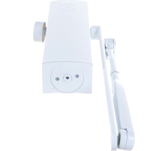 Доводчик DOORLOCK DL200 BC DC size 1-5 белый, с регулир. функциями тормоза открывания, задержки закрывания и усилие закрывания 75511