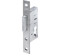Корпус замка DOORLOCK PL303 35/22 Rt нержавеющая сталь, для профильных дверей с прямым ригелем 75364